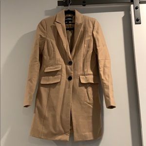 Express tan pea coat